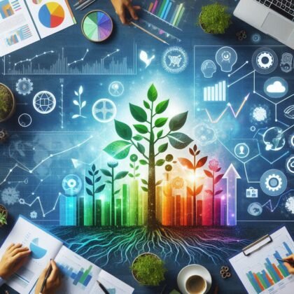 visual of startups focusing on revenue growth and sustainable revenue growth
